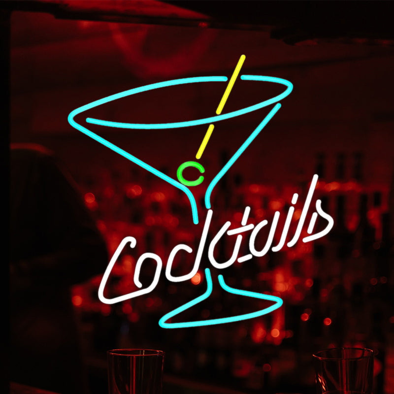 Cocktails LED Neon Sign