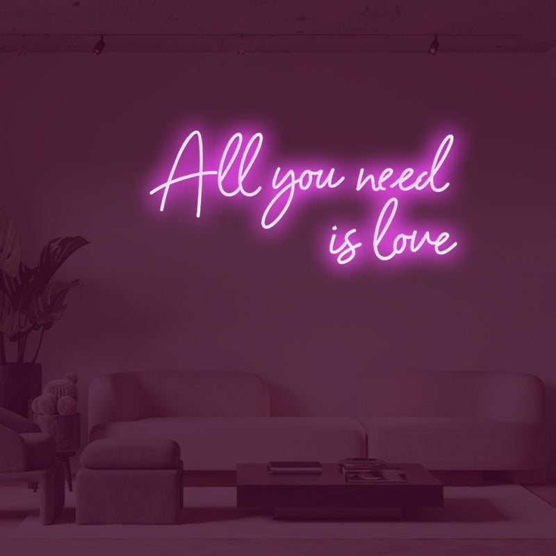 All You Need Is Love LED Neon Sign - NeonPilot