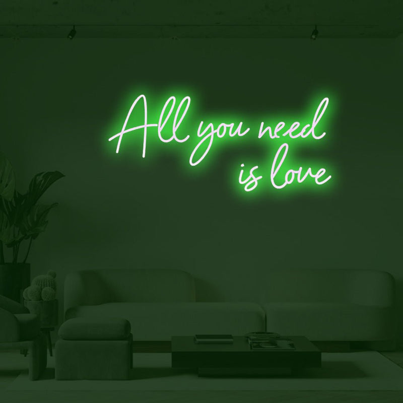All You Need Is Love LED Neon Sign - NeonPilot