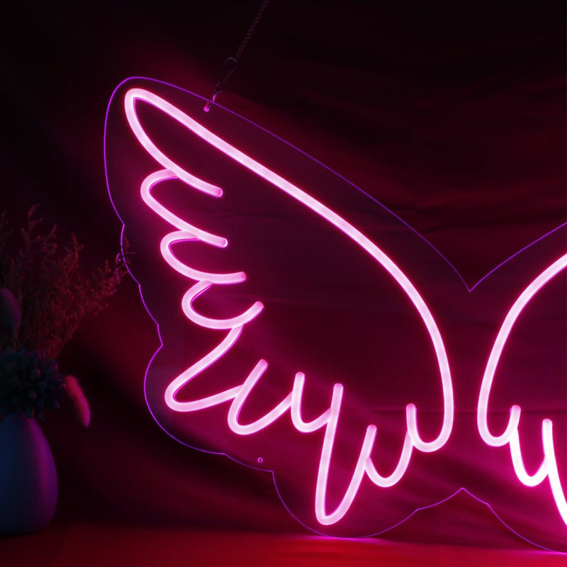 Angel Wings LED Neon Sign - NeonPilot