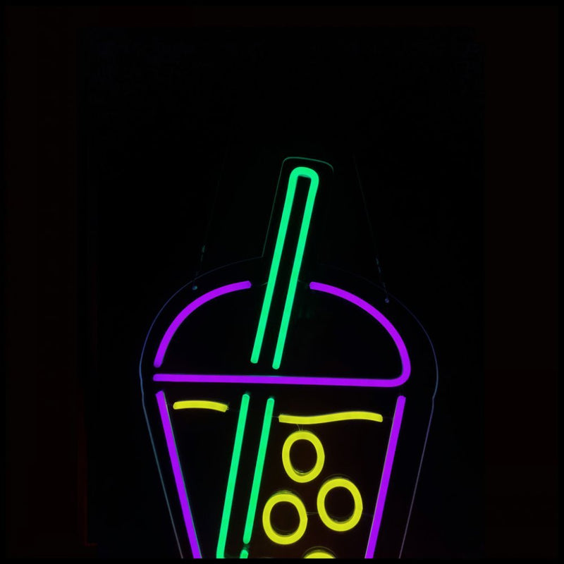 Bubble Tea Neon Sign - NeonPilot