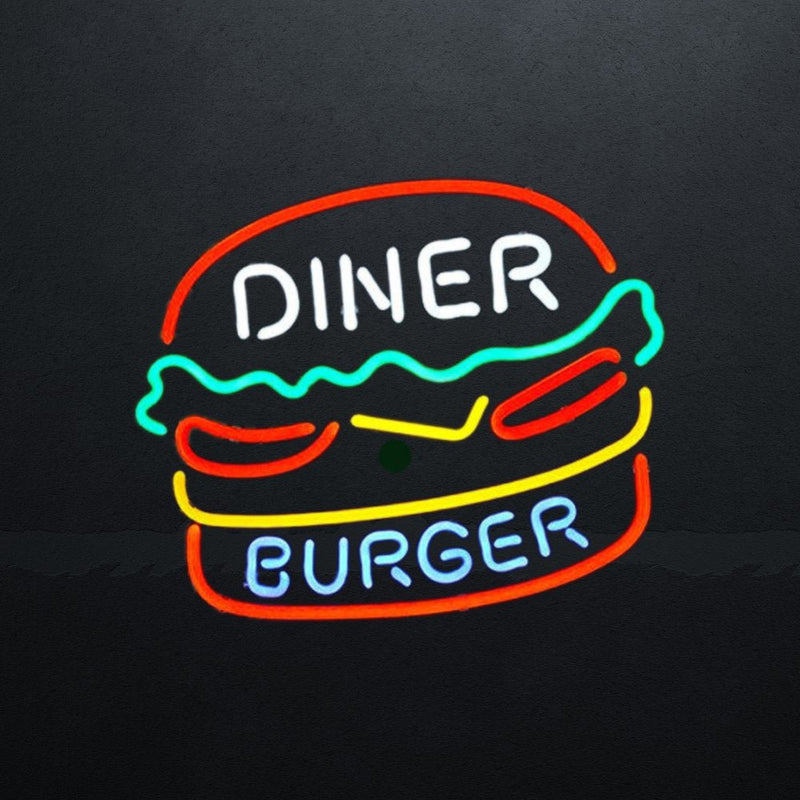 Burger Diner LED Neon Sign - NeonPilot