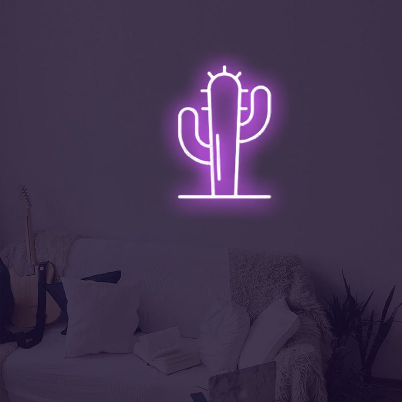 Cactus Neon Sign - NeonPilot