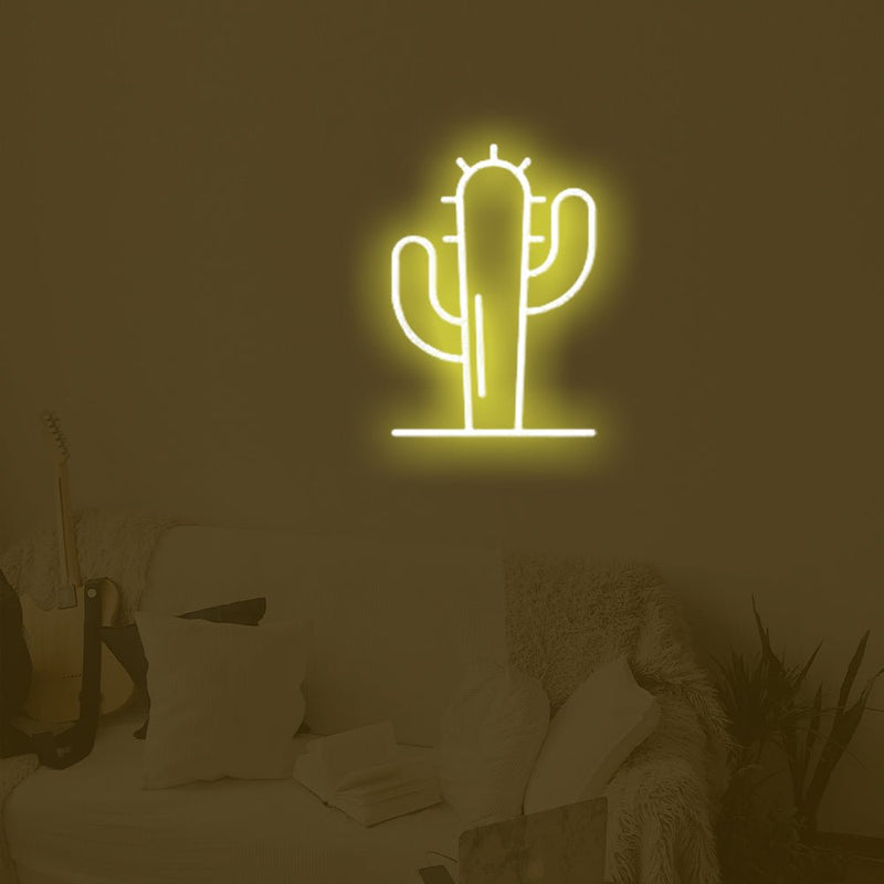 Cactus Neon Sign - NeonPilot