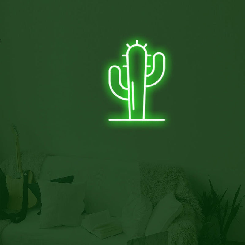 Cactus Neon Sign - NeonPilot