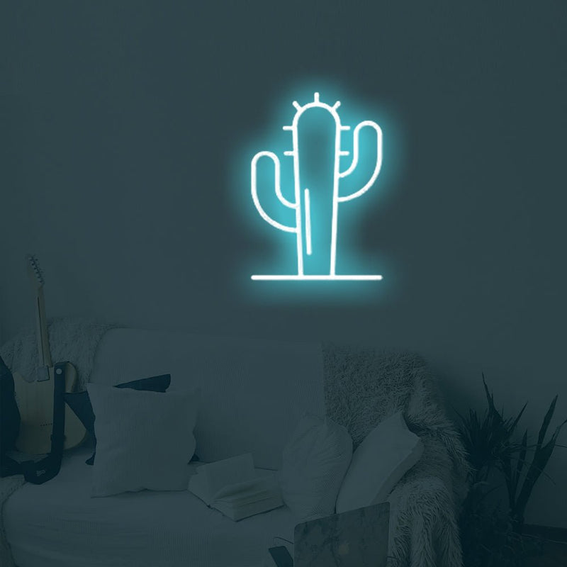 Cactus Neon Sign - NeonPilot