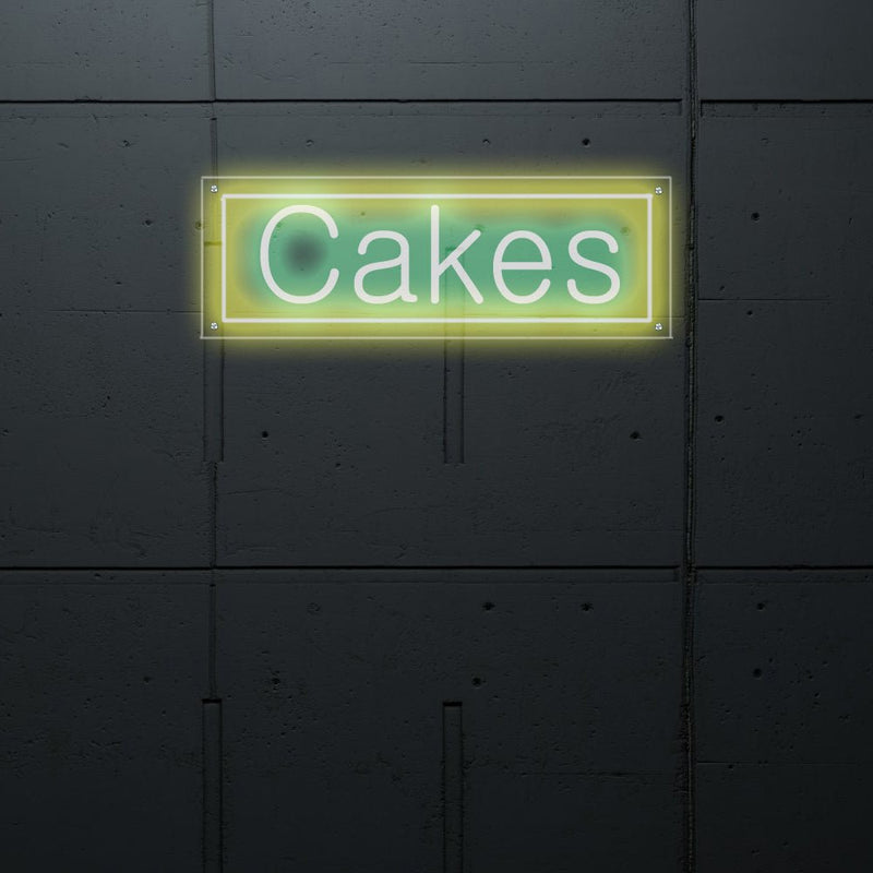 Cakes LED Neon Sign - NeonPilot