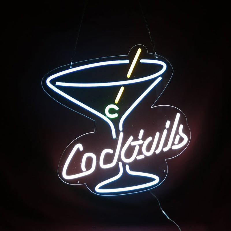 Cocktails LED Neon Sign - NeonPilot