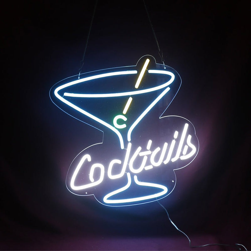 Cocktails LED Neon Sign - NeonPilot