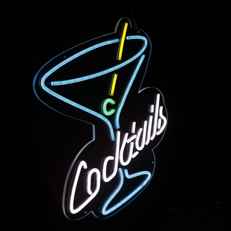 Cocktails LED Neon Sign - NeonPilot