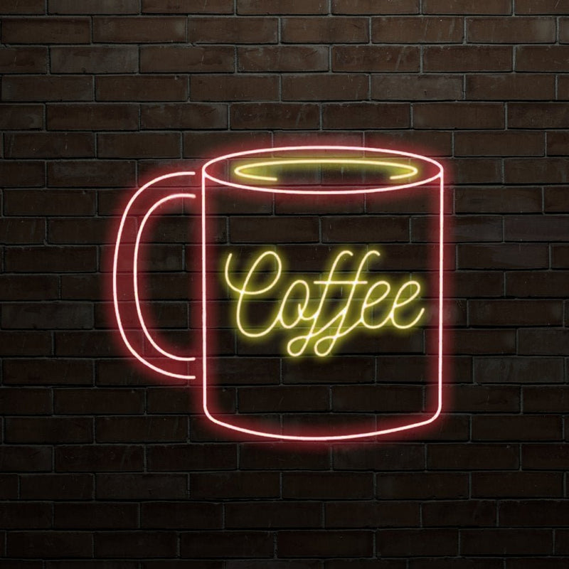 Coffee Cup LED Neon Sign - NeonPilot