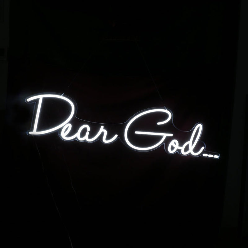 Dear God LED Neon Sign - NeonPilot