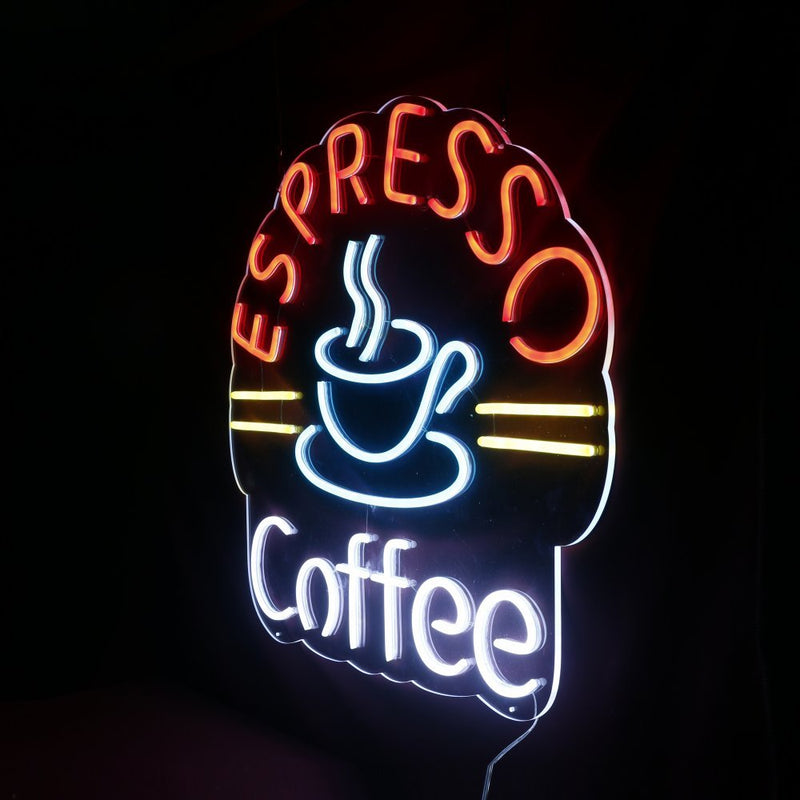 Espresso Coffee LED Neon Sign - NeonPilot