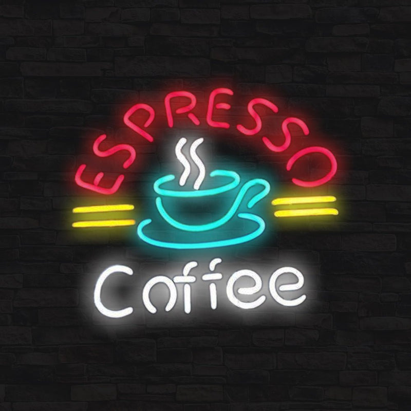 Espresso Coffee LED Neon Sign - NeonPilot