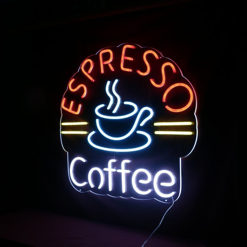 Espresso Coffee LED Neon Sign - NeonPilot