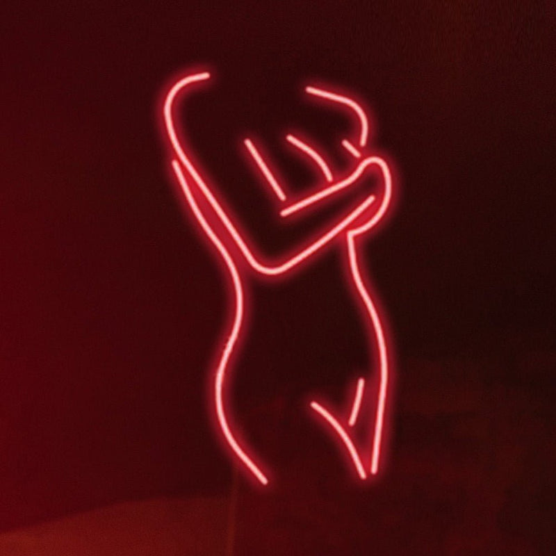 Female Pose Led Neon Sign - NeonPilot