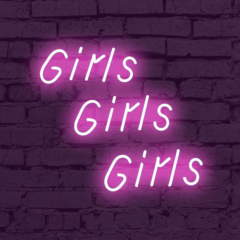 Girls Girls Girls Neon Sign - NeonPilot