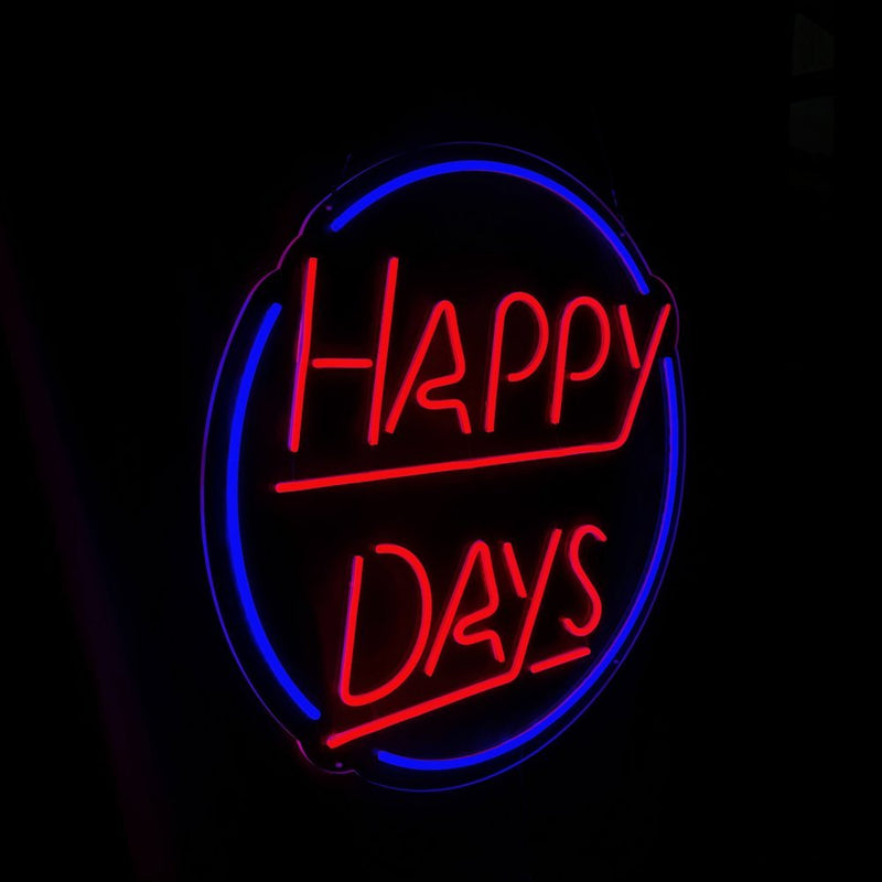 Happy Days Neon Sign - NeonPilot