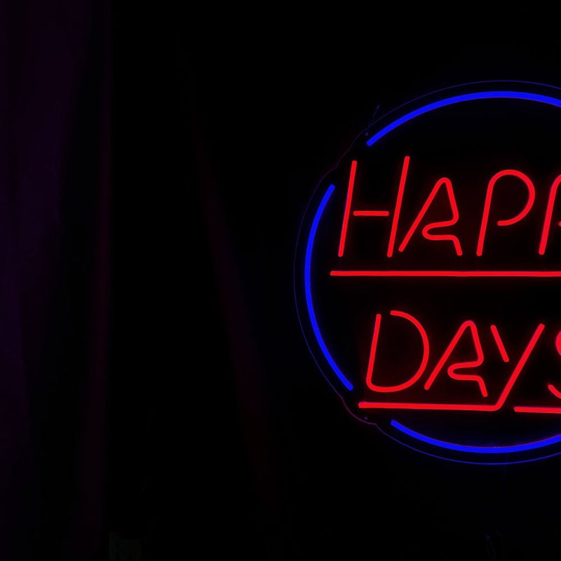 Happy Days Neon Sign - NeonPilot