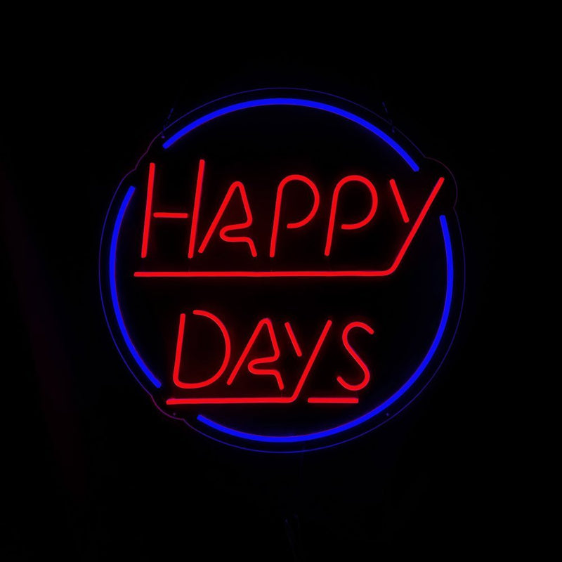 Happy Days Neon Sign - NeonPilot