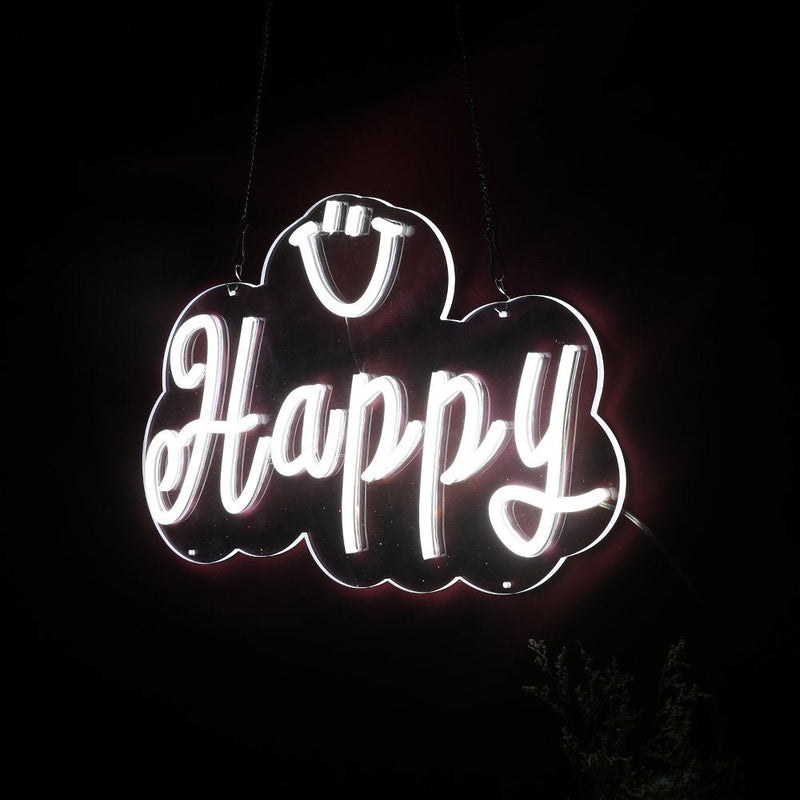 Happy & Smile Neon Sign - NeonPilot