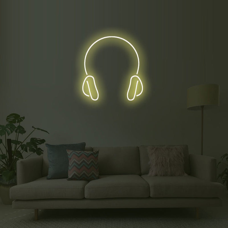 Headphones LED Neon Sign - NeonPilot