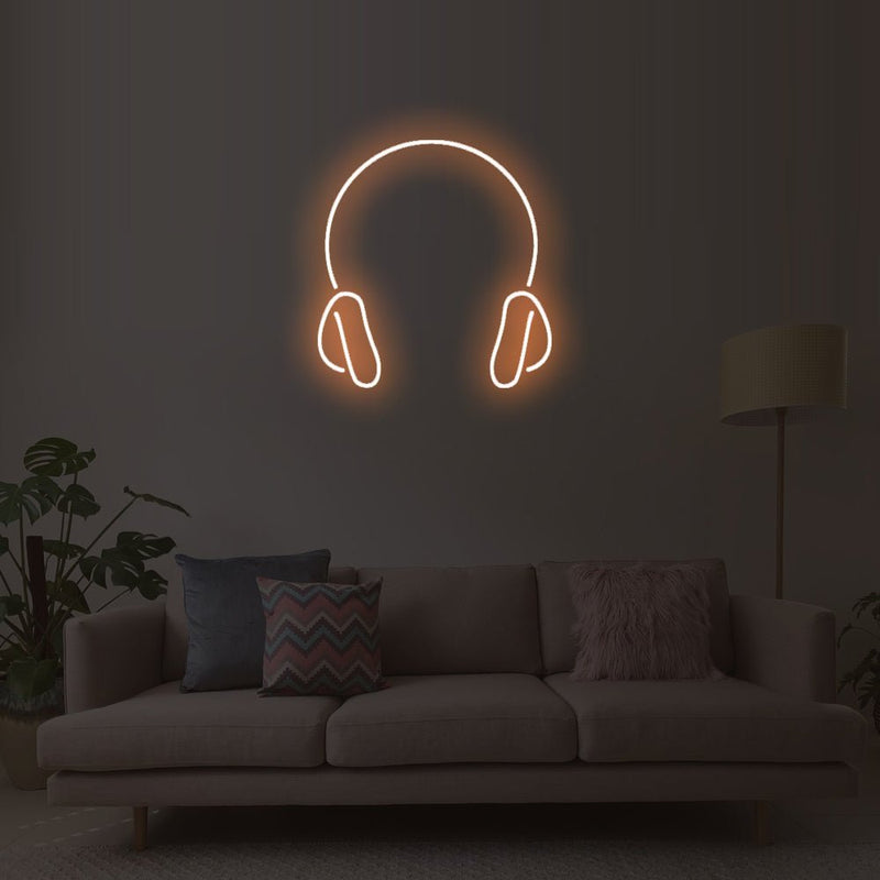 Headphones LED Neon Sign - NeonPilot