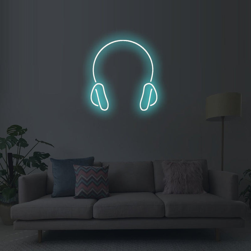 Headphones LED Neon Sign - NeonPilot