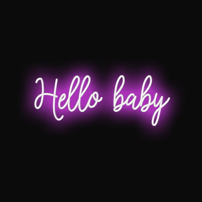 Hello Baby Led Neon Sign - NeonPilot