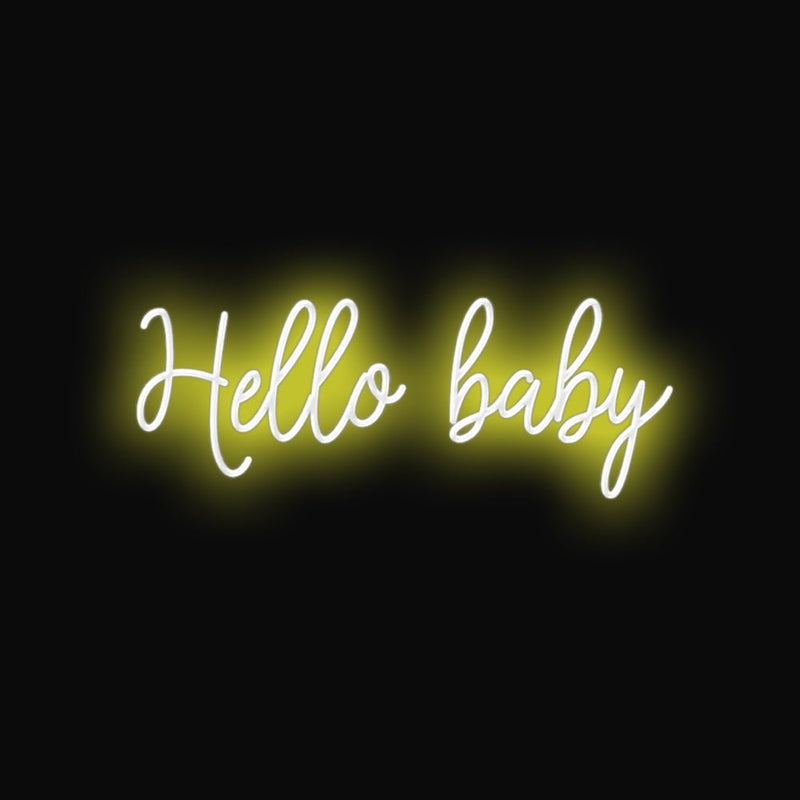 Hello Baby Led Neon Sign - NeonPilot