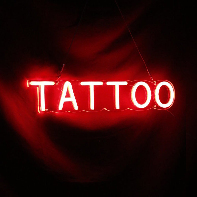 Horizontal Tattoo Neon Sign LED Light - NeonPilot