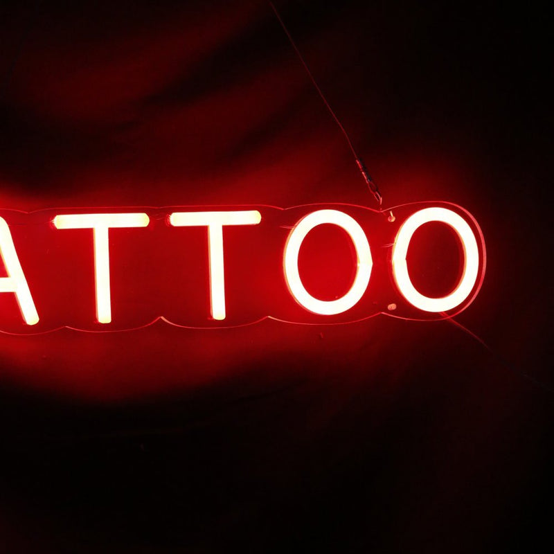 Horizontal Tattoo Neon Sign LED Light - NeonPilot