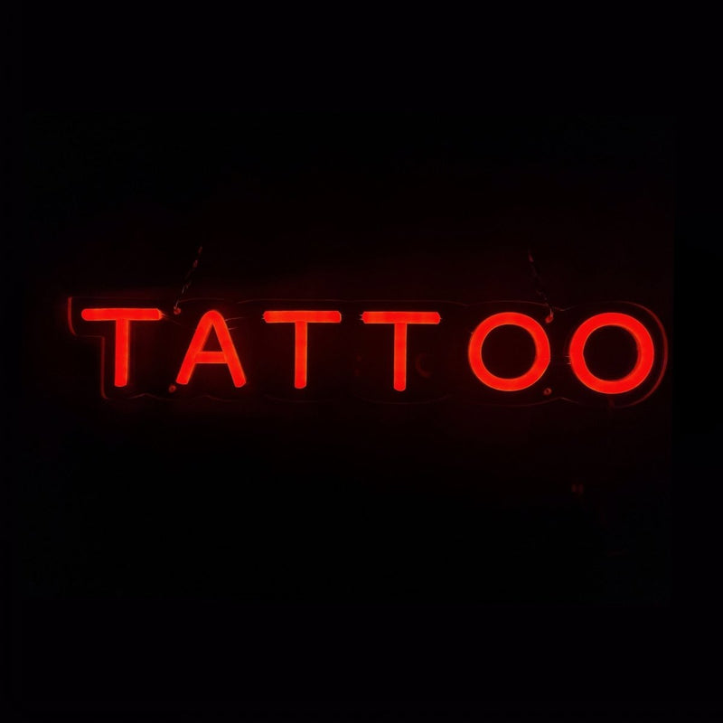 Horizontal Tattoo Neon Sign LED Light - NeonPilot