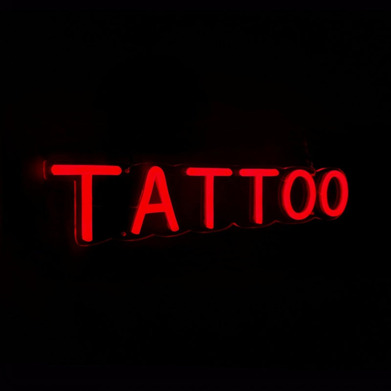 Horizontal Tattoo Neon Sign LED Light - NeonPilot