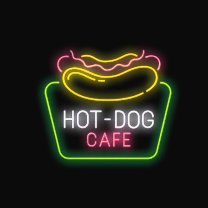 Hot Dog Neon Shop Sign - NeonPilot