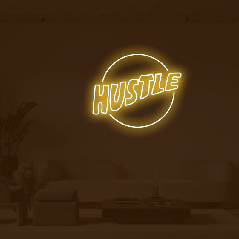 Hustle Neon Sign - NeonPilot