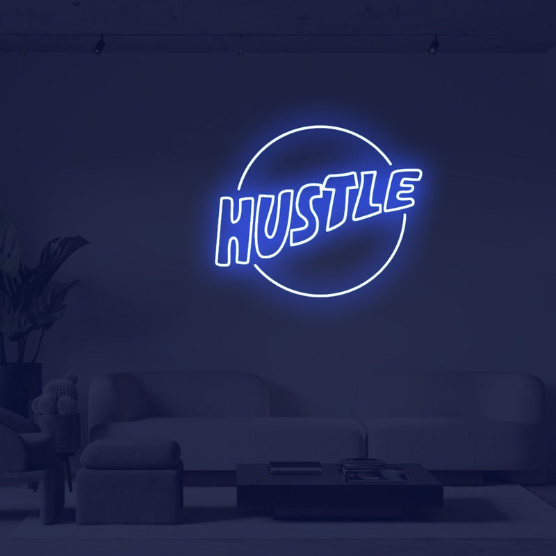 Hustle Neon Sign - NeonPilot