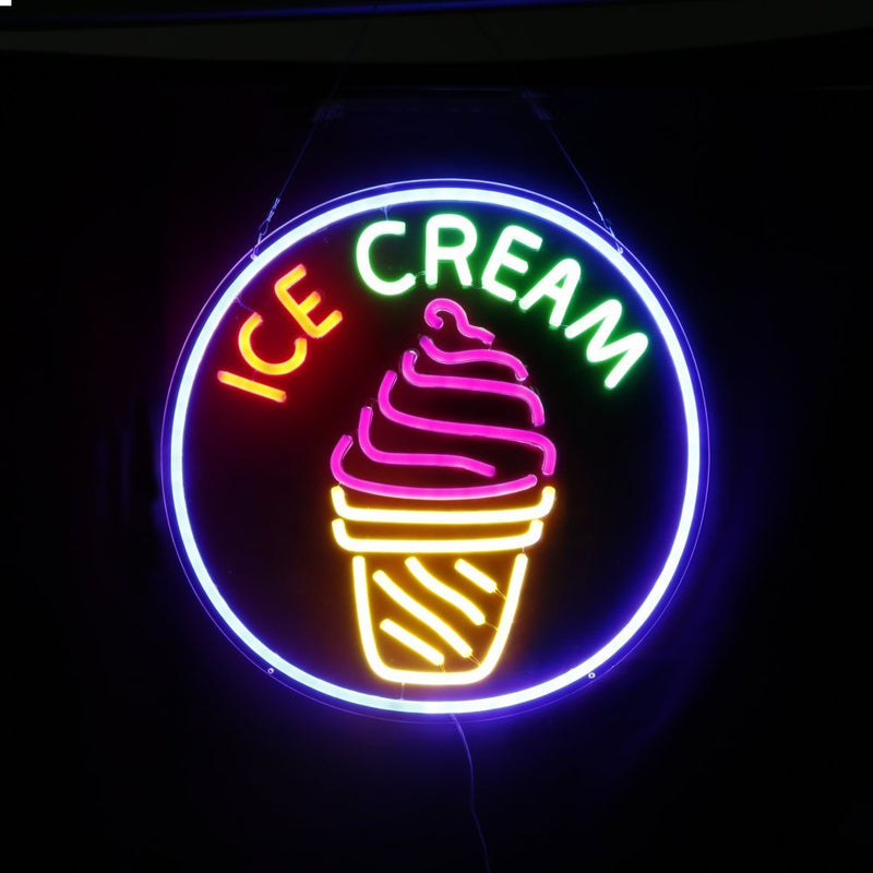 Ice Cream Neon Parlor Sign