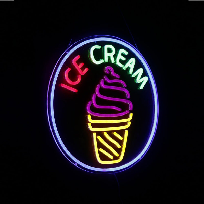 Ice Cream Neon Parlor Sign