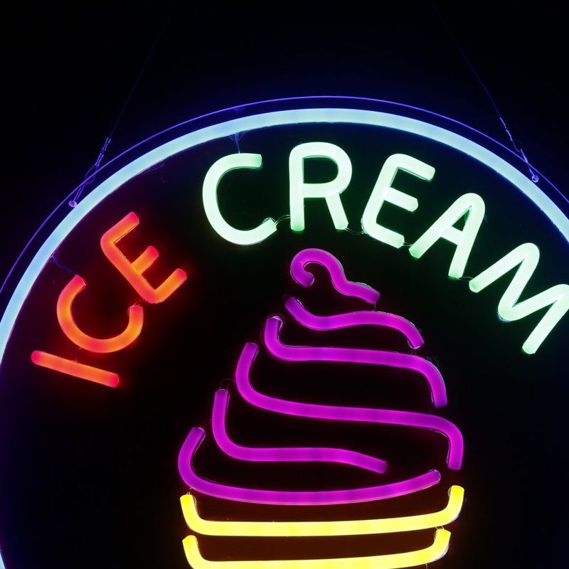 Ice Cream Neon Parlor Sign