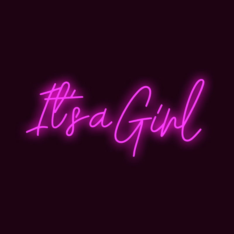 It's A Girl Neon Sign