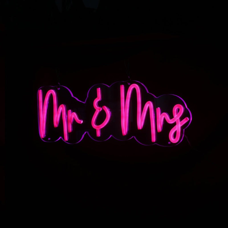 Mr & Mrs LED Neon Sign