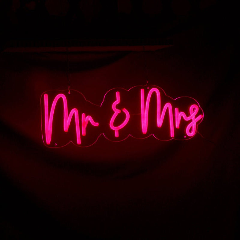 Mr & Mrs LED Neon Sign