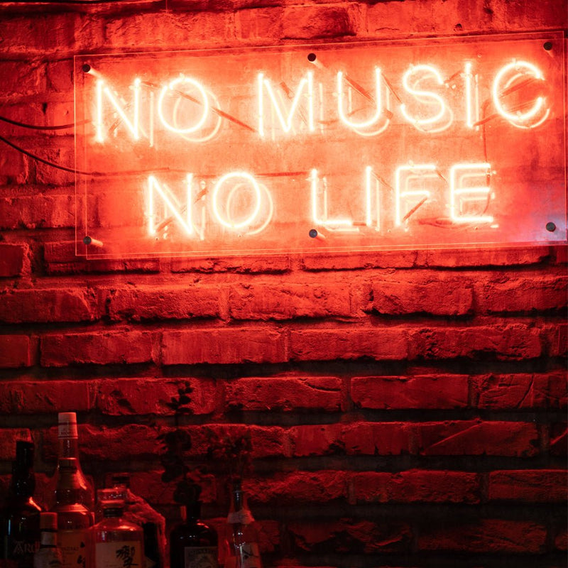 No music no live LED Neon Sign