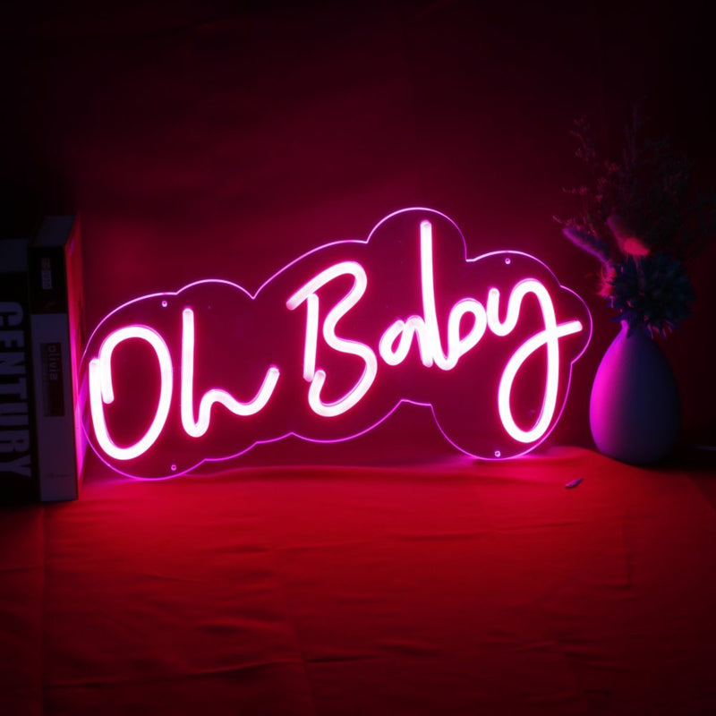 Oh Baby LED Neon Sign