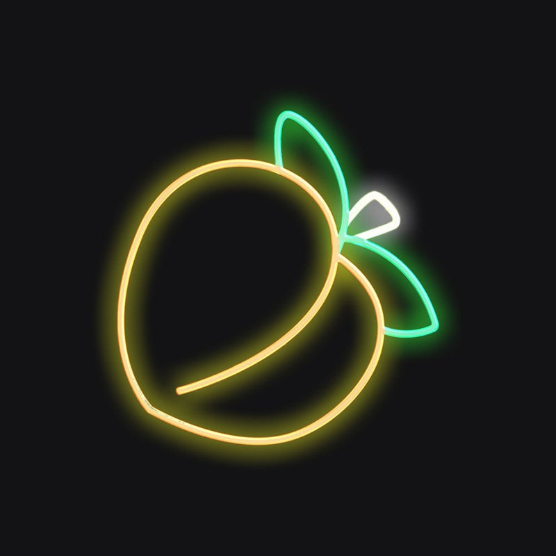 Peach Neon Sign