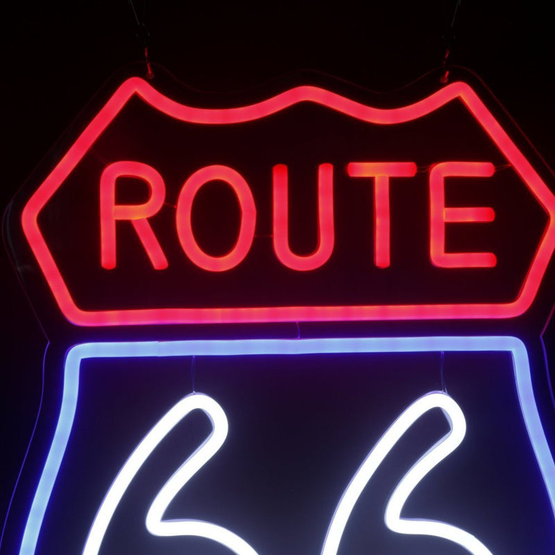 Route 66 LED Neon Sign