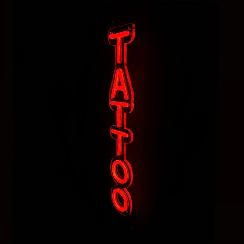 Vertical Tattoo Neon Sign LED Light - NeonPilot