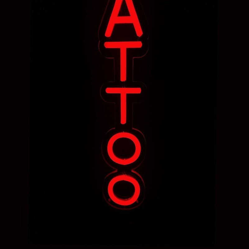 Vertical Tattoo Neon Sign LED Light - NeonPilot