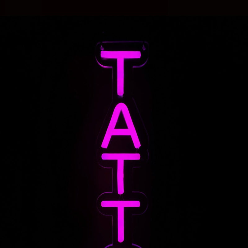 Vertical Tattoo Neon Sign LED Light - NeonPilot